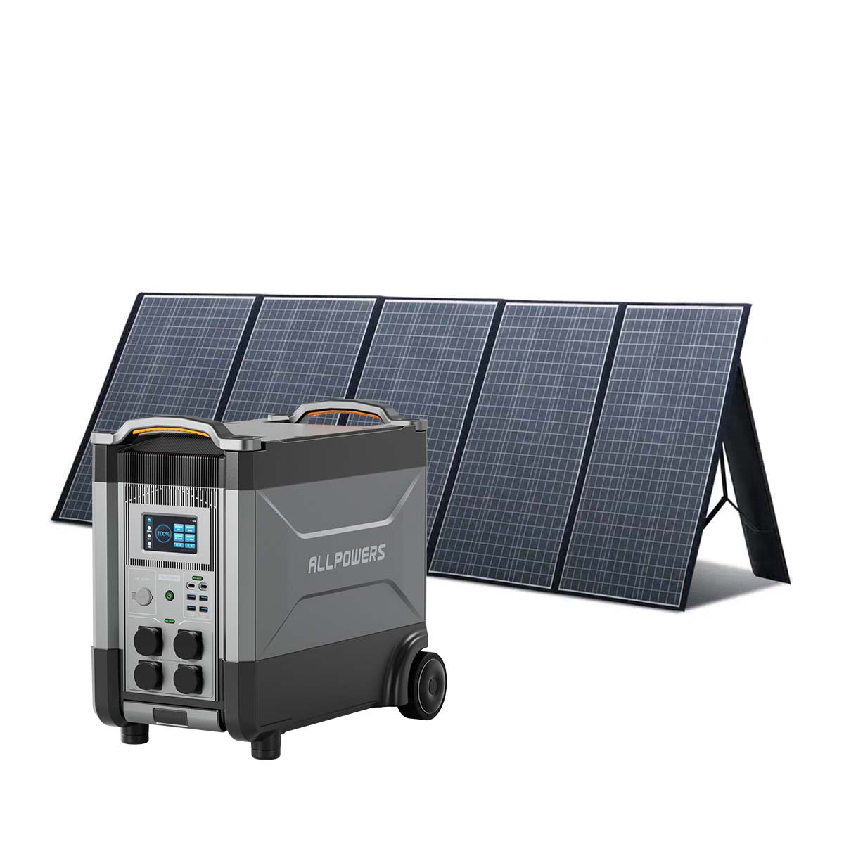 ALLPOWERS Solar Generator Kit 4000W (R4000 + SP037 400W Solar Panel) 