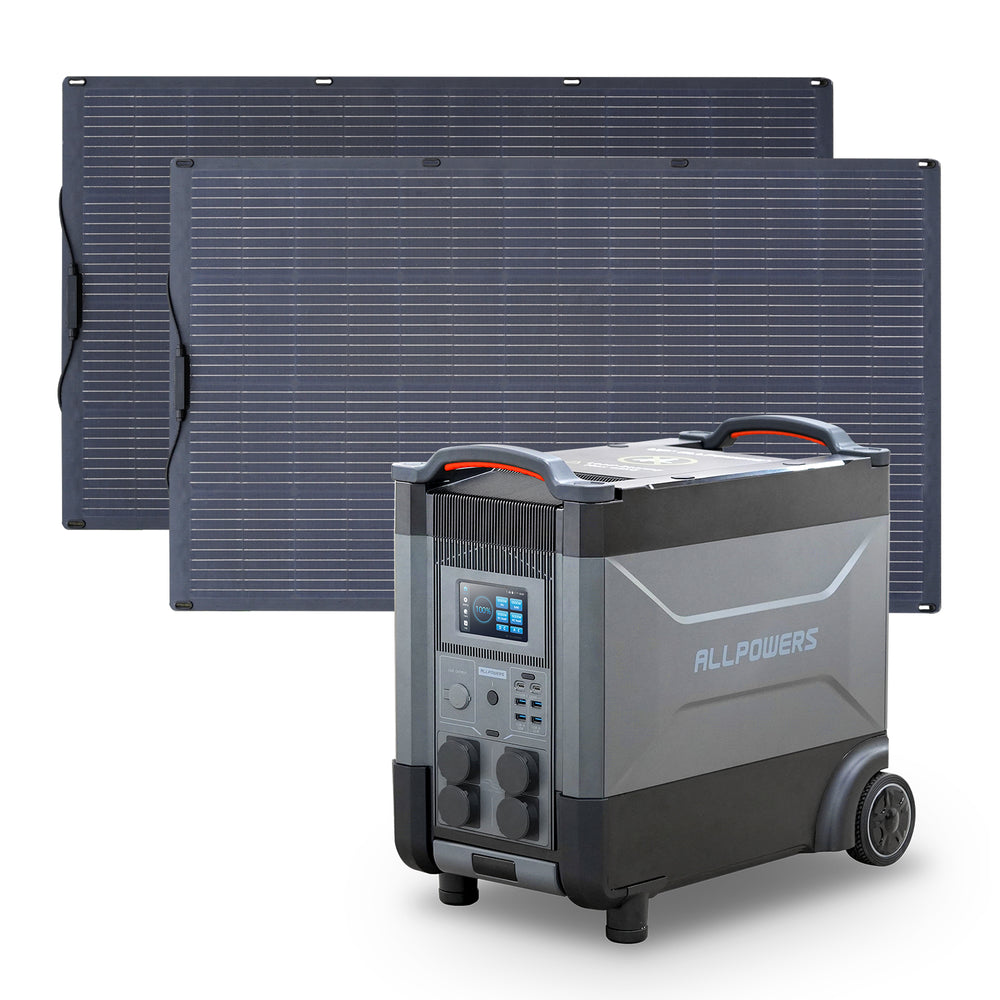 ALLPOWERS Solargenerator-Kit 4000W (R4000 + SF200 200W Flexibles Solarpanel)