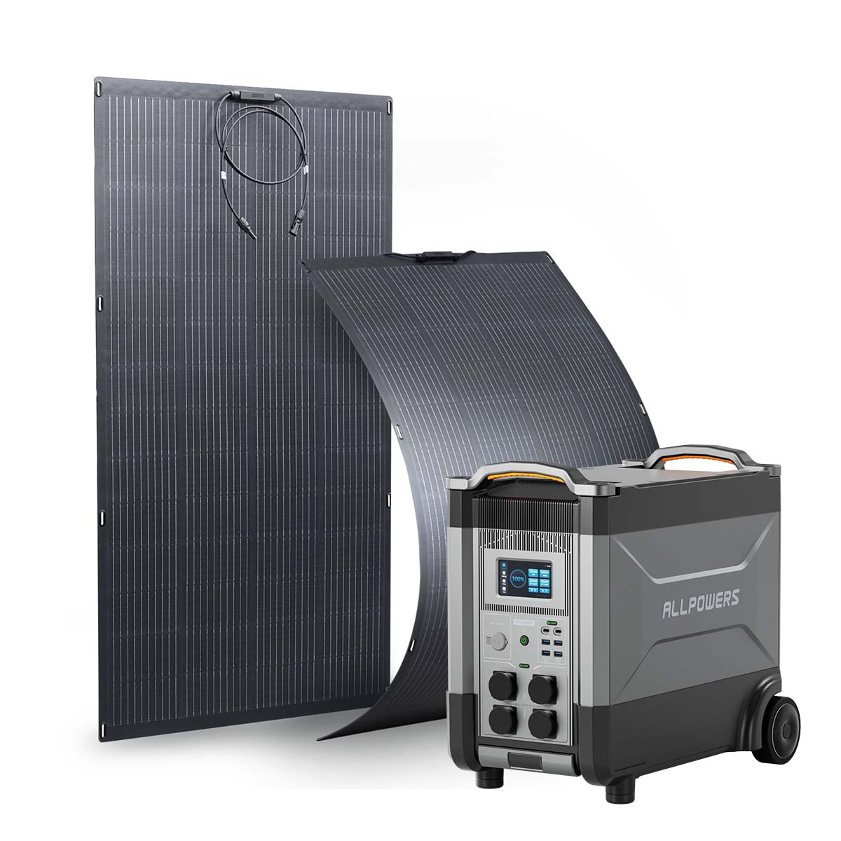 ALLPOWERS Solargenerator-Kit 4000W (R4000 + SF200 200W Flexibles Solarpanel)