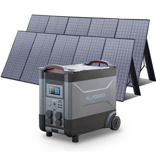 ALLPOWERS Solargenerator-Kit 4000W (R4000 + SP037 400W Solarpanel)