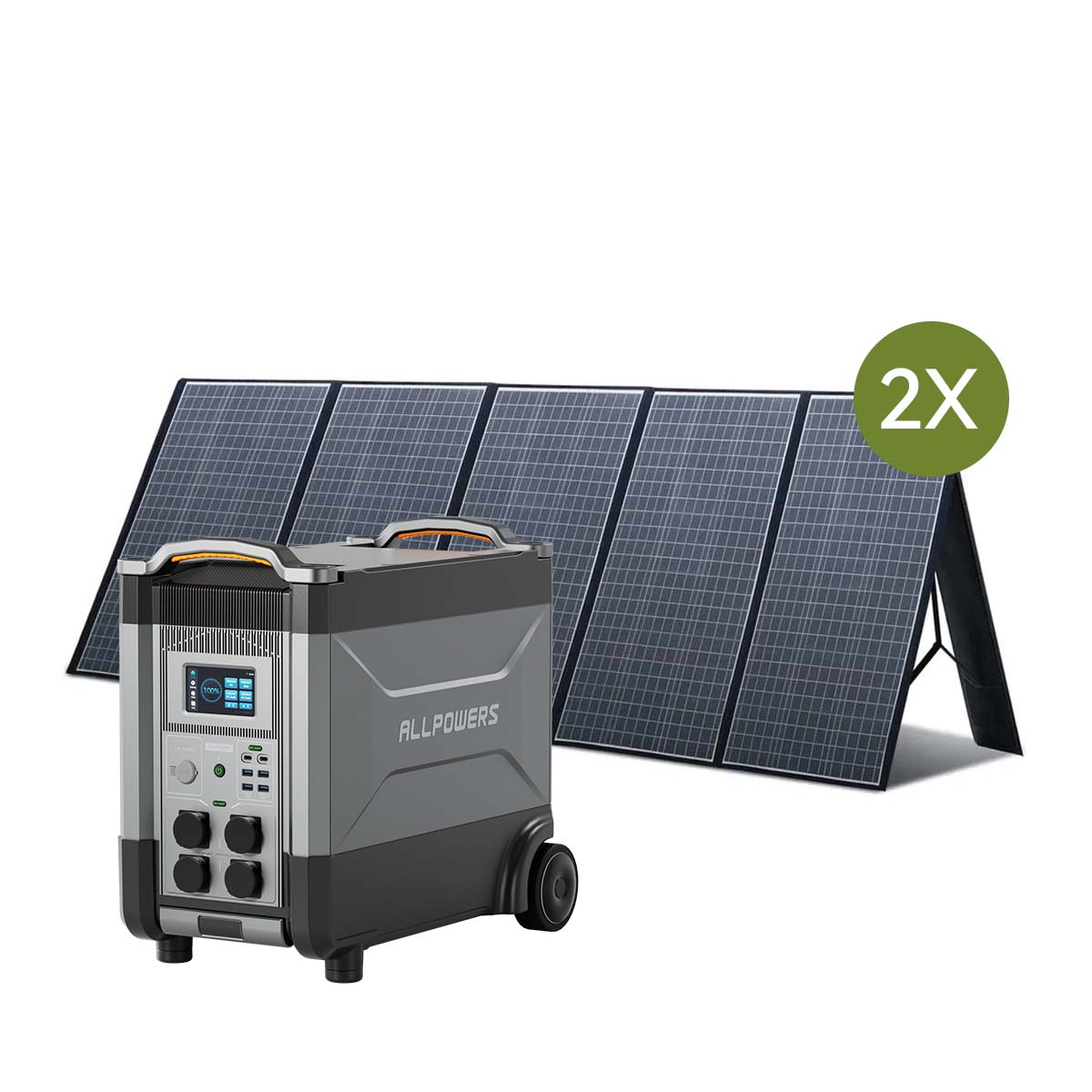 ALLPOWERS Solar Generator Kit 4000W (R4000 + SP037 400W Solar Panel) 