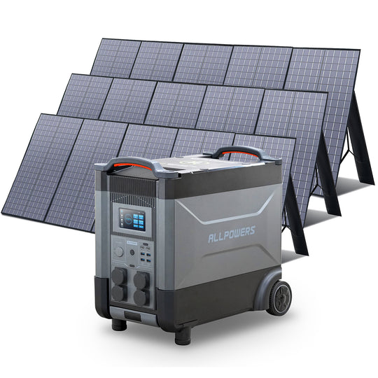 ALLPOWERS Solargenerator-Kit 4000W (R4000 + SP037 400W Solarpanel)
