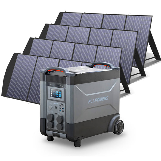 ALLPOWERS Solargenerator-Kit 4000W (R4000 + SP033 200W Solarpanel)