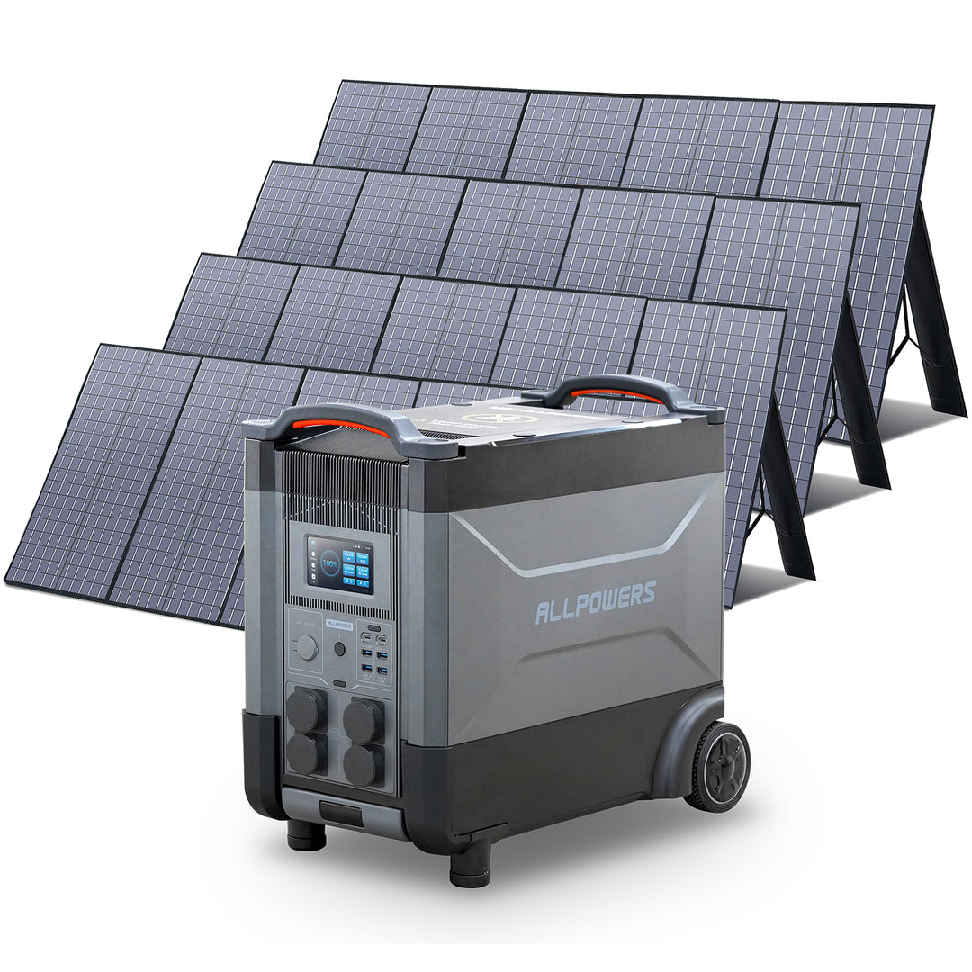 ALLPOWERS Solargenerator-Kit 4000W (R4000 + SP037 400W Solarpanel)