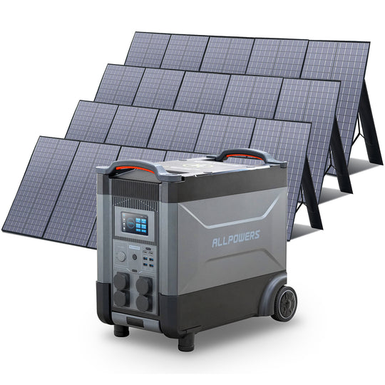ALLPOWERS Solargenerator-Kit 4000W (R4000 + SP037 400W Solarpanel)