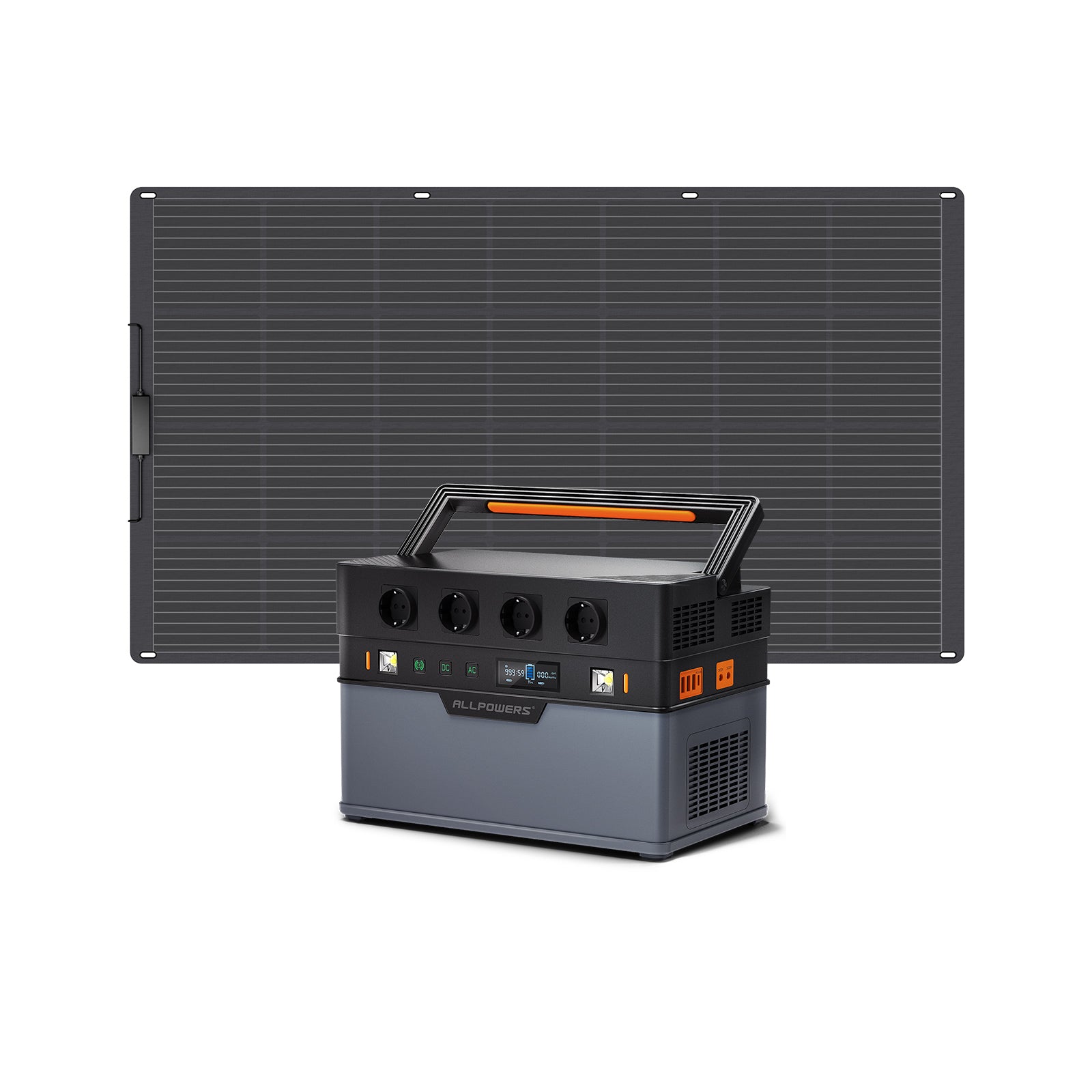 ALLPOWERS Solargenerator-Kit 1500W (S1500 + SF200 200W Flexibles Solarpanel)