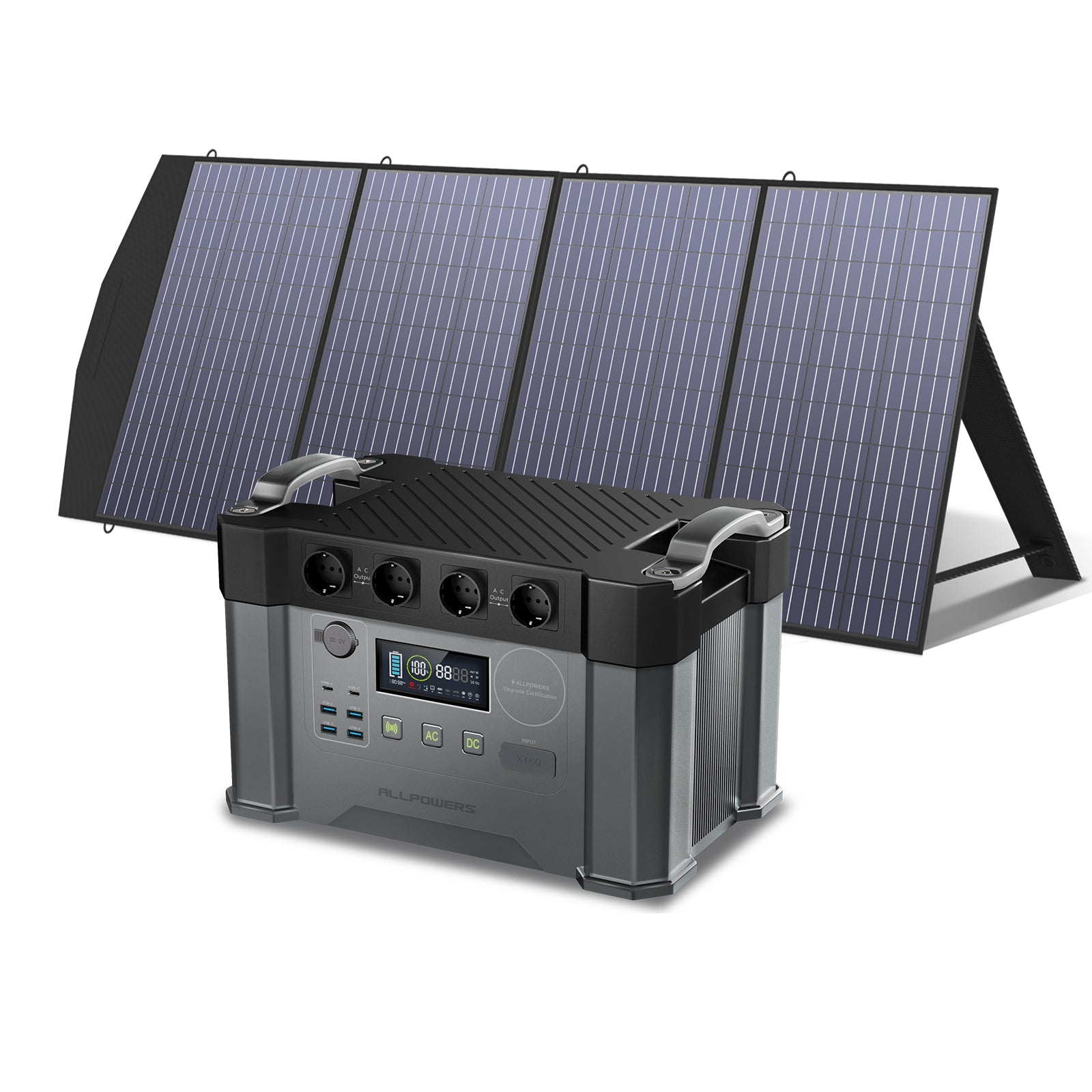 ALLPOWERS Solar Generator Kit 2000W (S2000+ SP033 200W Solar Panel)