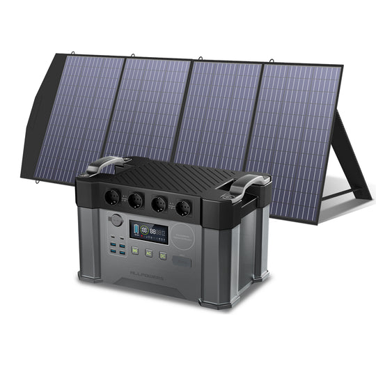 ALLPOWERS Solargenerator-Kit 2000W (S2000+ SP033 200W Solarpanel)
