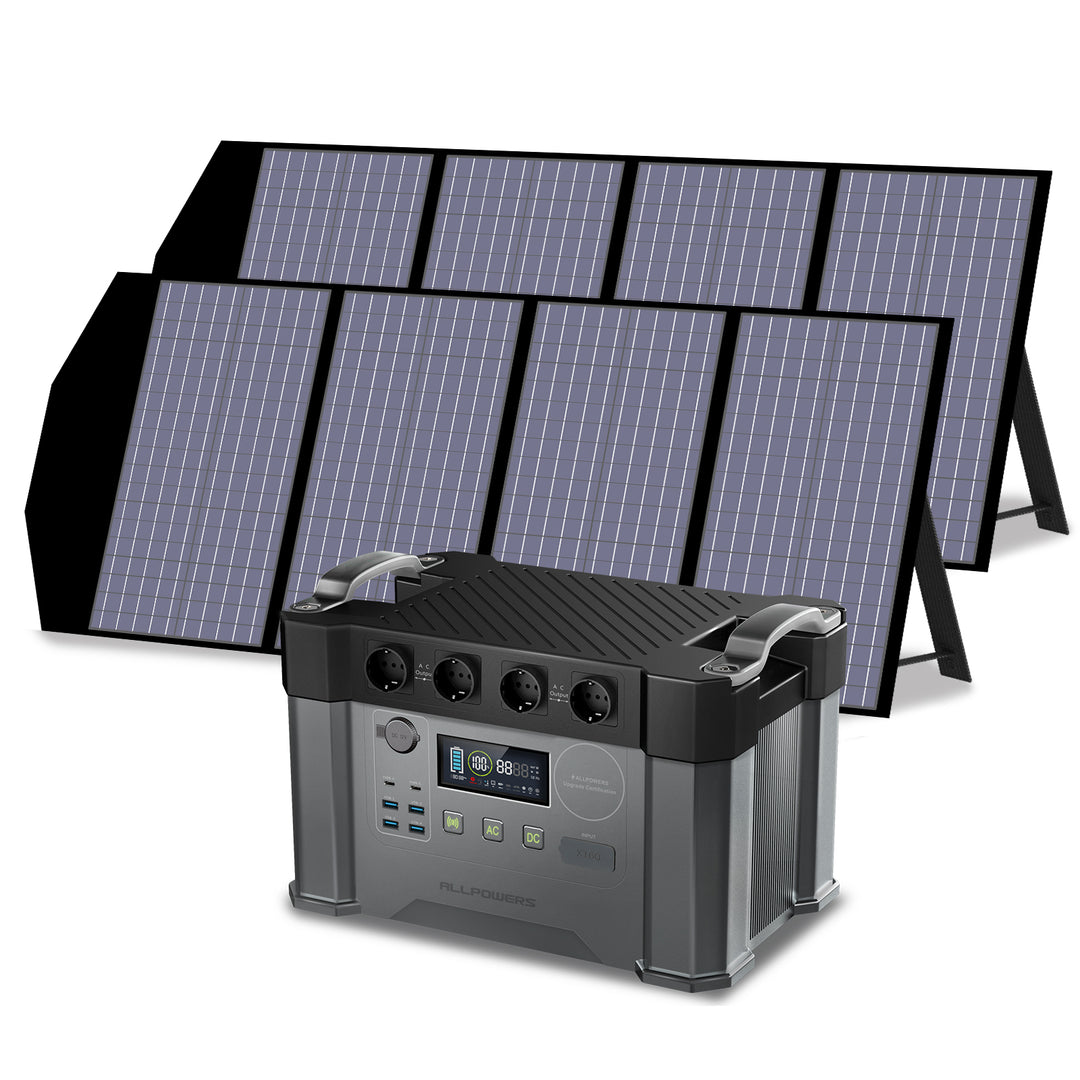 ALLPOWERS Solargenerator-Kit 2000W (S2000+ SP029 140W Solarpanel)