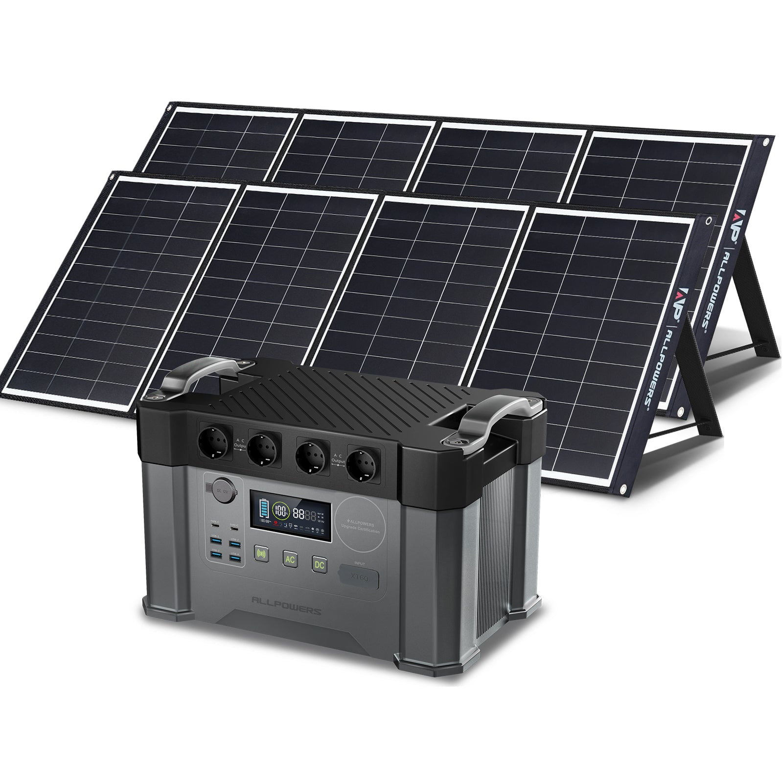 ALLPOWERS Solar Generator Kit 2000W (S2000+ SP035 200W Solar Panel)