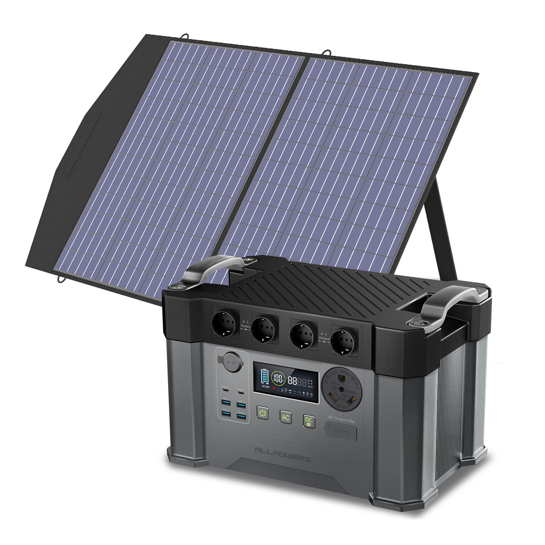 ALLPOWERS Solargenerator-Kit 2400W (S2000 Pro + SP027 100W SolarPanel)