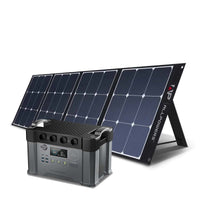 ALLPOWERS Solargenerator-Kit 2400W (S2000 Pro + SP035 Solarpanel mit monokristalliner Zelle)