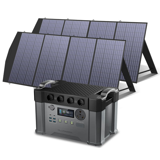 ALLPOWERS Solargenerator-Kit 2400W (S2000 Pro + SP033 200W Solarpanel)