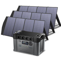 ALLPOWERS Solar Generator Kit 2400W (S2000 Pro + SP033 200W Solar Panel) 