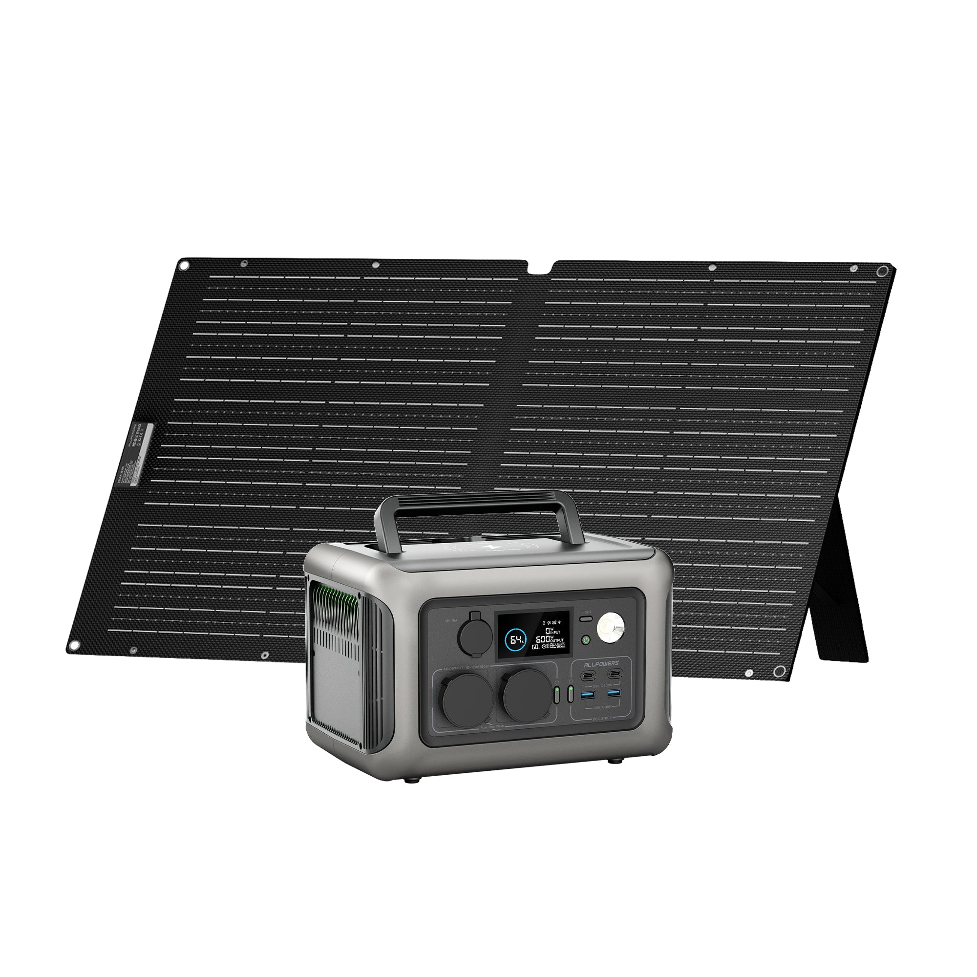 ALLPOWERS 600W Solargenerator R600 Mit 100W Solarpanel