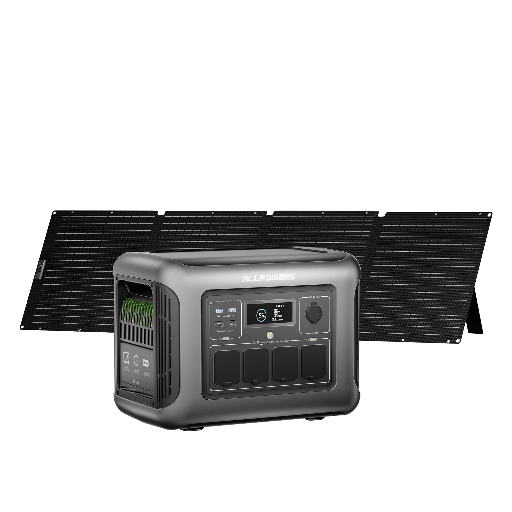 ALLPOWERS R1500 Lite Mit 200W Solarpanel | 1600W Solargenerator-Kit