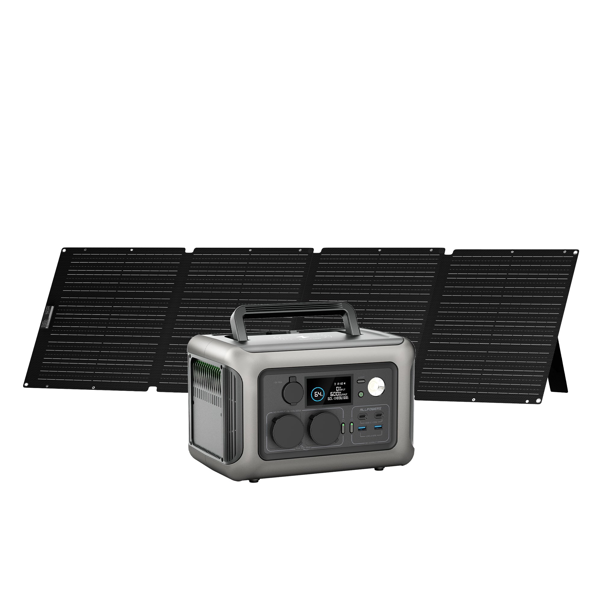 ALLPOWERS 600W Solargenerator R600 Mit 200W Solarpanel