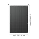 ALLPOWERS 400W Flexibles Solarpanel Monokristalliner SF400